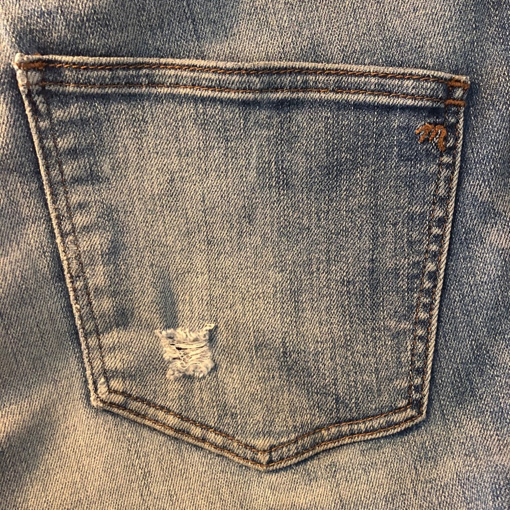 Madewell Destructed 9” Hi-Rise Skinny Jean